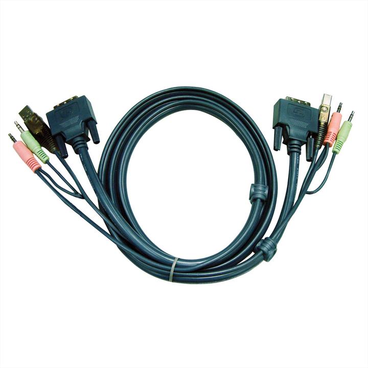 Actual product image Aten 2L-7D03U KVM cable DVI-D