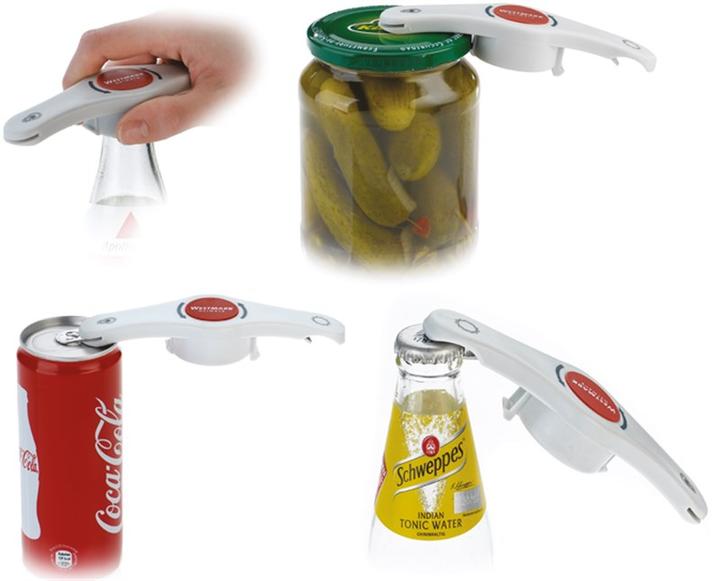 Actual product image Westmark Propeller" combination opener (Plastic lidded bottle opener)