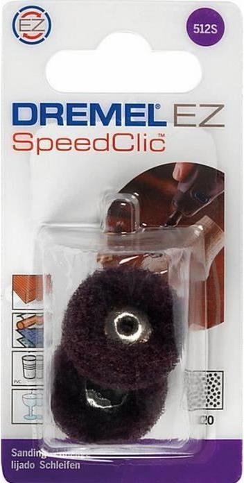 Produktbild Dremel Feinschleifscheiben fein Ø 25,0 mm, EZ SpeedClic kompatibel (2 Stück) (320)