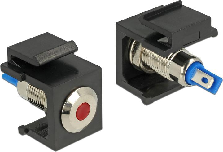 Image du produit Delock Keystone Jack : LED rouge, 6V, plate