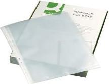 Actual product image Q-Connect Plastlomme clear åben top 0,12mm praeget A4 PP,100 pcs/pk