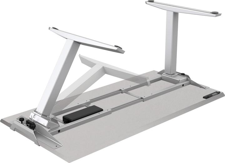 Actual product image Fellowes Tischplatte Levado 140 x 80 cm, Grau (140 x 80 cm)