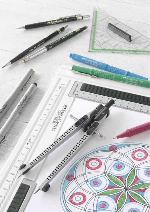 Produktbild Faber-Castell Geodreieck 20 cm mit Griff (227 mm)