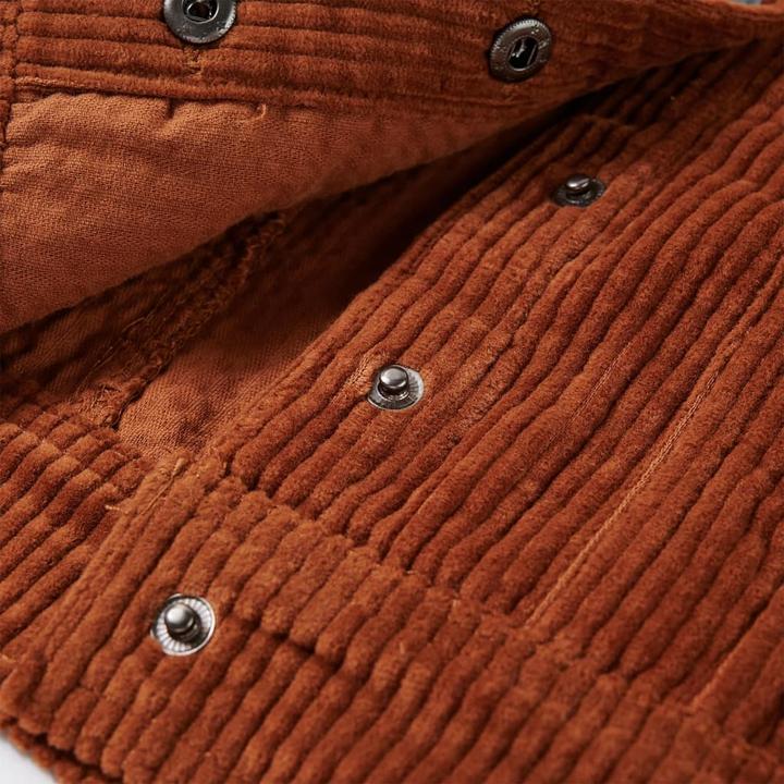 Image du produit VidaXL Veste enfant velours côtelé Cognac 128,Tissu extérieur : velours côtelé (100 (128)