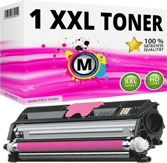 Actual product image Druckfuxx 1x XL TONER MAGENTA CHIP für KONICA MINOLTA MAGICOLOR 1600W 1650EN 168