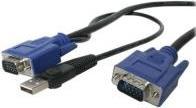 Image du produit StarTech 10FT USB 2-IN-1 CÂBLE KVM