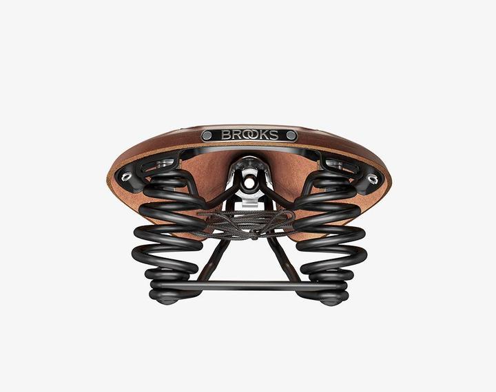 Actual product image Brooks Running BROOKS Bicycle Saddle Flyer Carved, Aged Brown