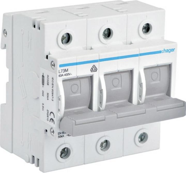Hager 3P elektrische schakelaar (63 A)