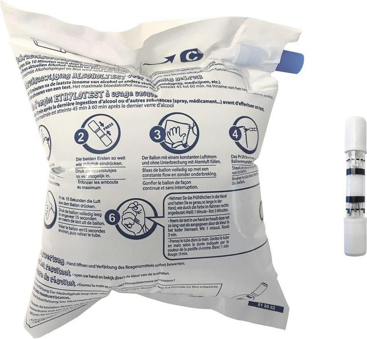 Produktbild Ace AlkotestPrüfröhrchen Ballon im
