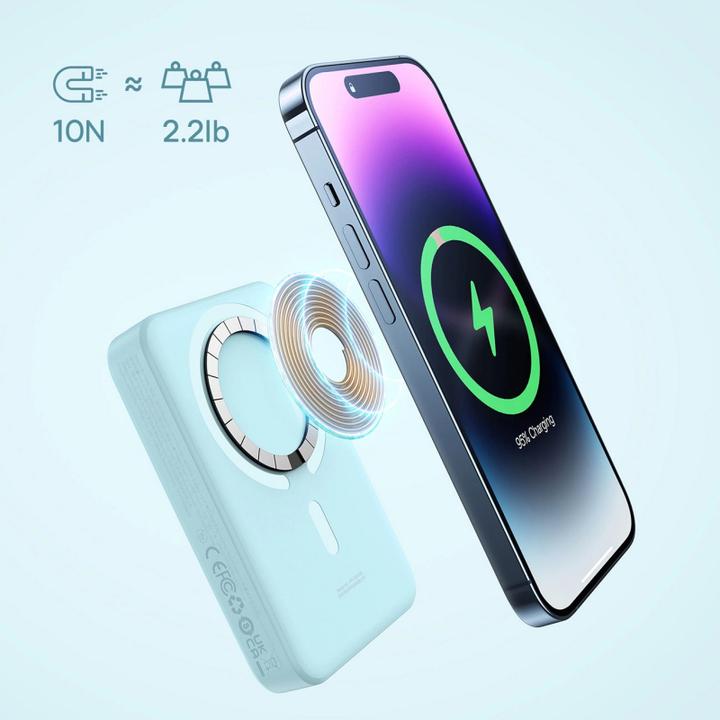 Actual product image Baseus Magnetic Wireless Powerbank (10000 mAh, 30 W, 23.10 Wh)