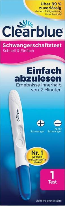 Actual product image Clearblue Fast & Easy (1 x)