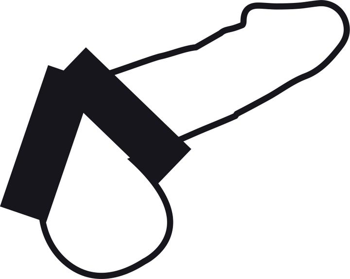 Image du produit Darkness Sensations Double anneau pénien en caoutchouc et cuir (3.60 cm)