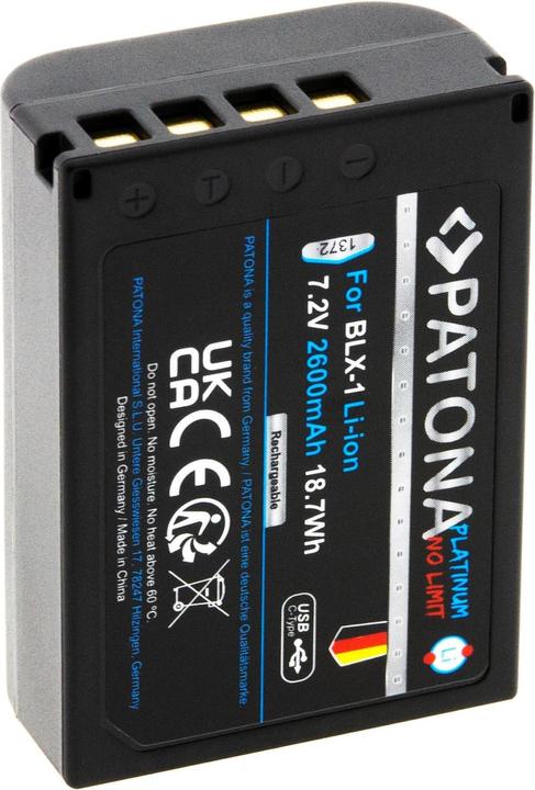 Image du produit Patona Batterie Platinum BLX-1 USB-C (Batterie)
