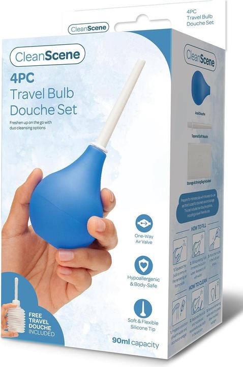 Immagine prodotto AquaClean Clean Scene - Set da viaggio di 4 pezzi per la pulizia anale - Set compatto e comodo per la pulizia