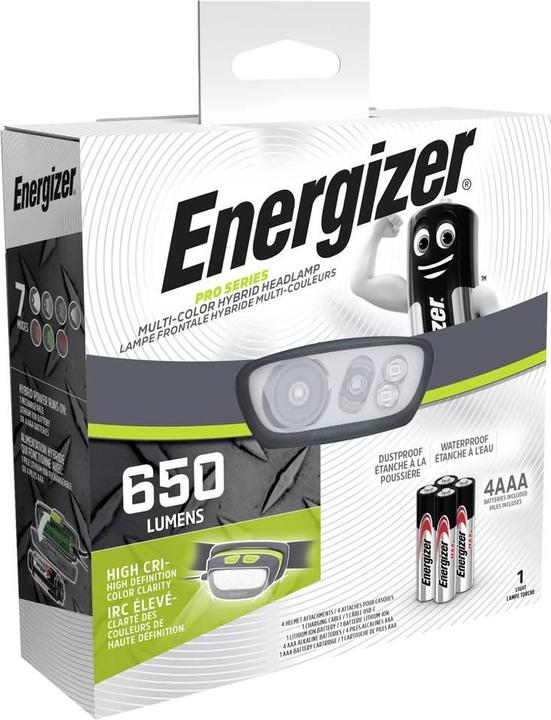 Produktbild Energizer PRO Series Multicolor Hybrid LED Stirnlampe batteriebetrieben 600 lm (600 lm)