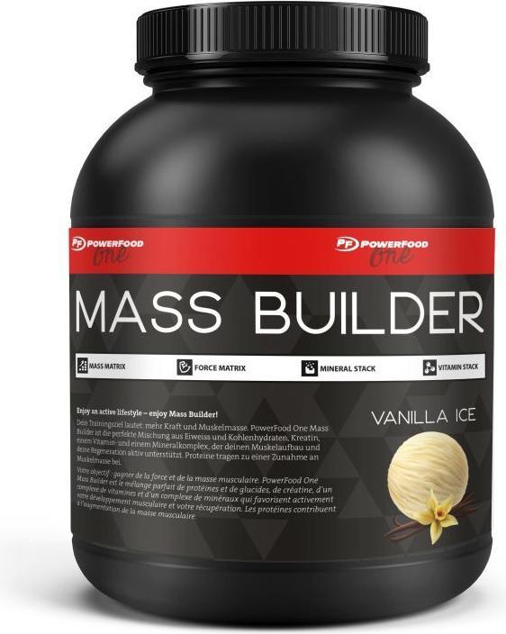 Produktbild PowerFood One Mass Builder (Vanilla ice, 1 Stk., 2760 g)