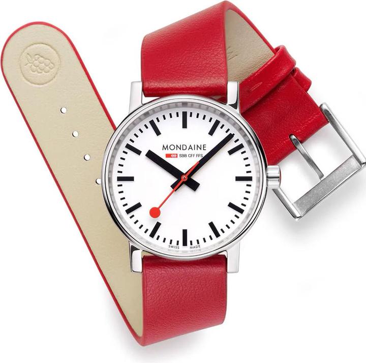 Actual product image Mondaine Evo2 (Analogue wristwatch, Swiss made, 35 mm)