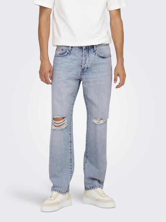 Produktbild Only & Sons ONSEDGE Mittlere Taille Gerade geschnitten Jeans Normal geschnitten jeans (W28/L32)