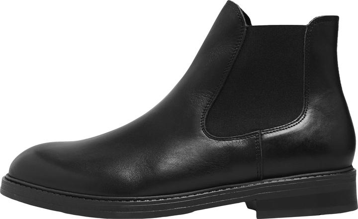 Selected Homme Leder Chelsea Stiefel (41)