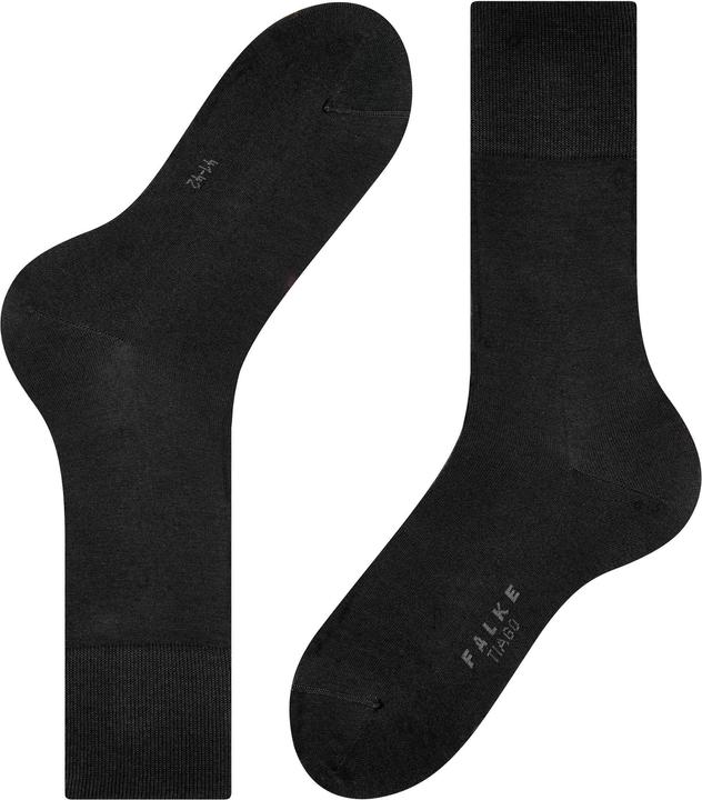 Image du produit Falke Tiago (Lot de 3) Chaussettes hommes, couleur 3000 noir, taille 47-48 (Une unité par pack, 47 - 48)