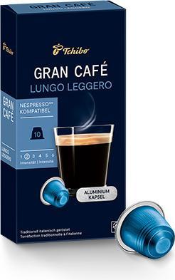 Image du produit Tchibo Gran Café Lungo Leggero (10 x Port.)