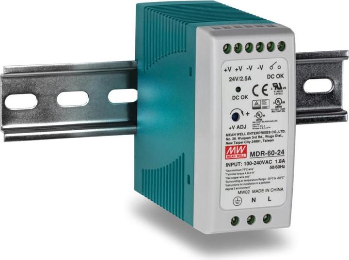 Actual product image Trendnet AC, 50/60Hz, DC, MTBF 2,992,000h