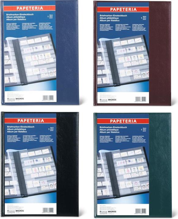 Produktbild Papeteria Briefmarken Einsteckbuch A4 Klarsicht