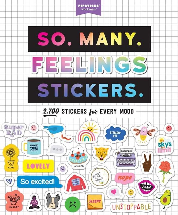 Actual product image So. Many. Feelings Stickers