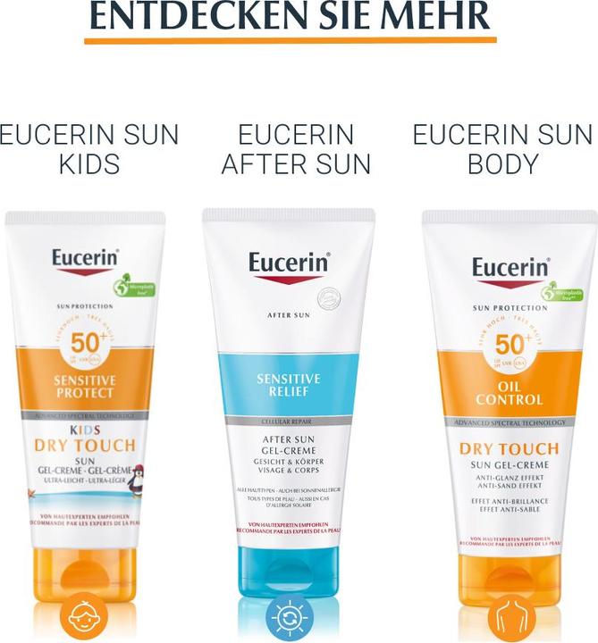 Actual product image Eucerin SUN Face Hydro Protect Fluid SPF 50+ (Sun cream face, SPF 50+, 50 ml, 73.67 g)