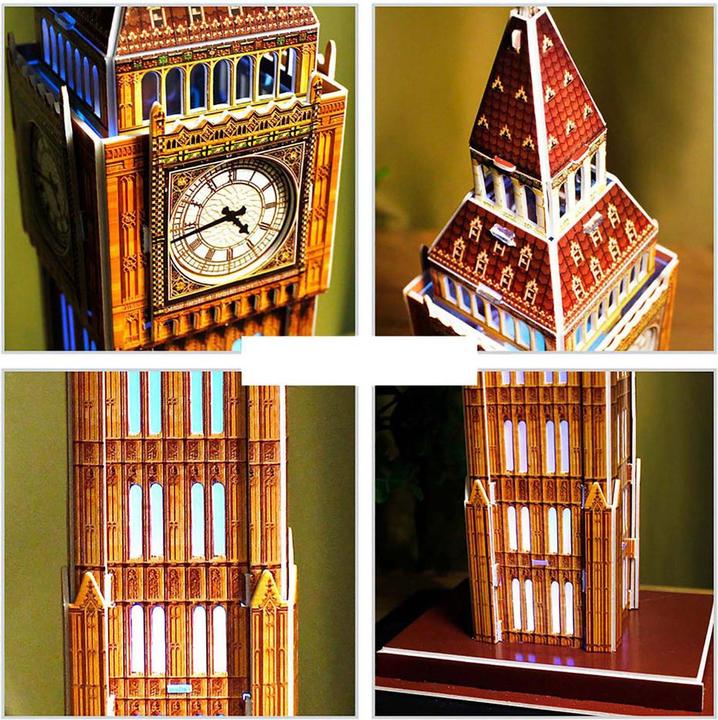 Image du produit Cubicfun Puzzle 3D Big Ben (wersja nocna) (32 pièces)