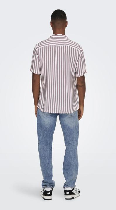 Actual product image Only & Sons Striped short sleeve shirt (XL)