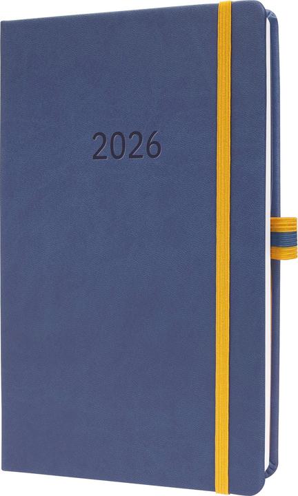 Actual product image Sigel Wochenkalender Linescape 2026, ca. A5, blau/gelb (German)