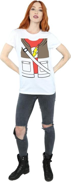 Produktbild Big Bang Theory Sheldon Cooper Kostüm Baumwolle Boyfriend TShirt (L)