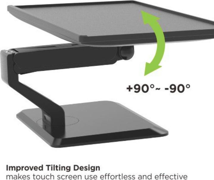 Actual product image Techly Desk Mount for 1 Touchscreen 17-32inch 43-81cm black (Table, 32")
