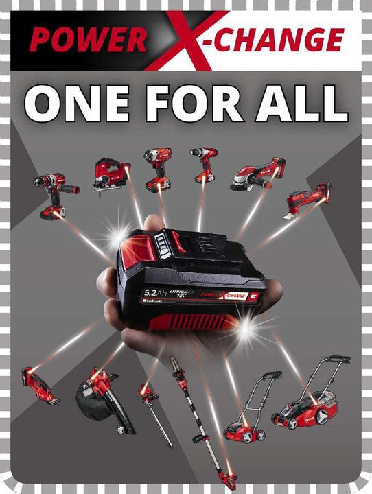 Immagine prodotto Einhell TE-CI 18/1 Li (Batteria ricaricabile)