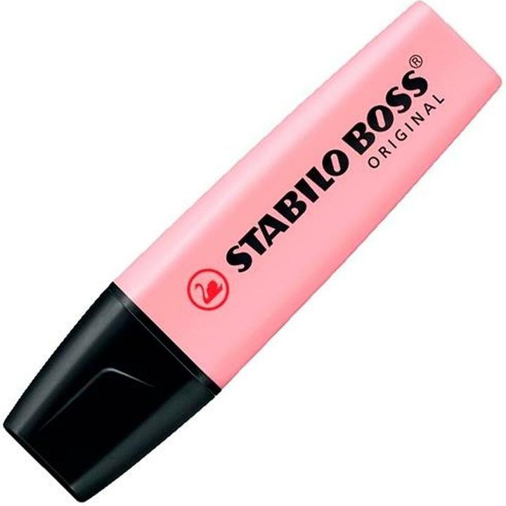 Produktbild STABILO Textmarker - BOSS ORIGINAL Pastel - 10er Pack - rosiges Rouge (Rosiges Rouge, 5 mm, 10 x)