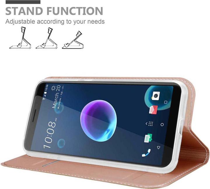 Image du produit Cadorabo Book Classy Style Cover (HTC Desire 12)