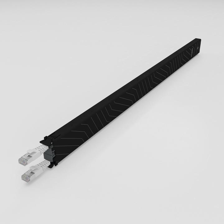 Actual product image PATCHBOX one / Cassette / 30RU / Cat 6A, UTP, 1.8 m, grey (U/UTP, CAT6a, 1.80 m)