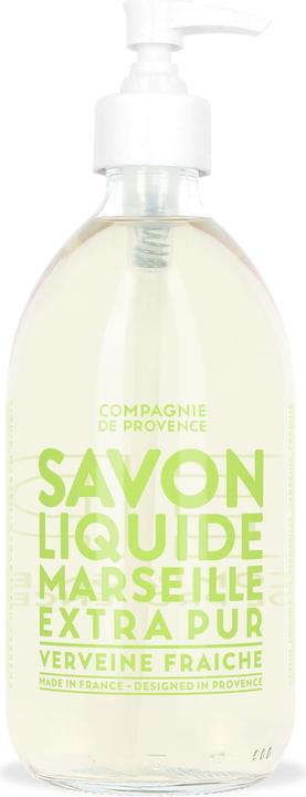 Produktbild La Compagnie de Provence Compagnie de Provence Savon de Marseille Extra Pure Liquid Soap Fresh Verbena 16.7 Fl Oz (Flüssigseife, 495 ml)