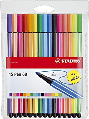 Immagine prodotto STABILO Penna 68 (Multicolore, 15 x)