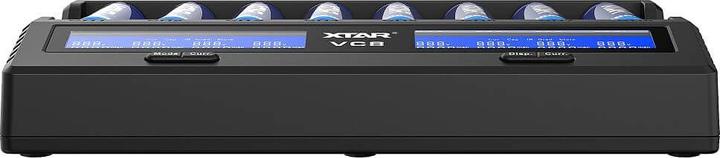 Actual product image Xtar VC8 Charger (1 pcs., Battery + charger)