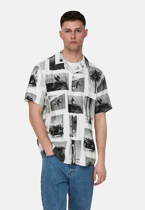 Produktbild Only & Sons Normal geschnitten Hemdkragen Hemd Hemd (L)
