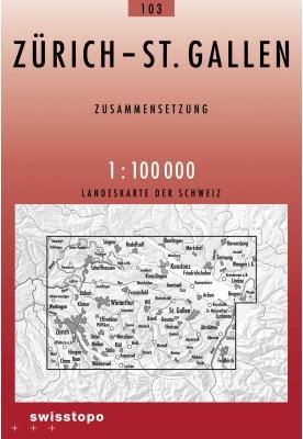 Produktbild LANDESKARTE 1:100 000 - Zusammensetzungen