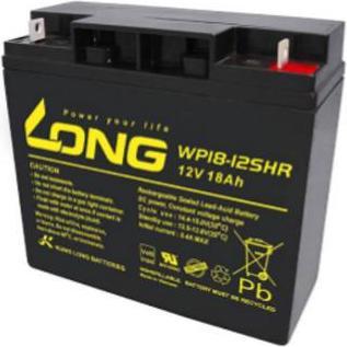 Actual product image Long WP18-12SHR WP18-12SHR Lead-acid battery 12V 18Ah lead-fleece (AGM) (W x H x D) 181 x 167 x 76mm M5 (1 pcs., 18000 mAh)