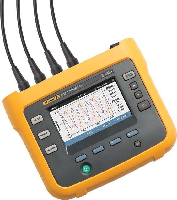 Image du produit Fluke 1738/EUS Power Logger, analyseur de réseau (CAT IV 600V, CAT III 1000V)