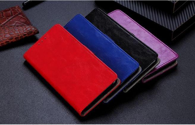 Actual product image MU Classic Crazy Horse Leather Bookcover Series (OnePlus 7T Pro)