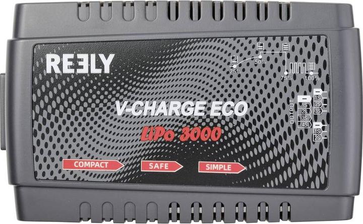 Immagine prodotto Reely Caricabatterie V-CHARGE ECO LiPo 3000 modello 230 V 3 A LiPo
