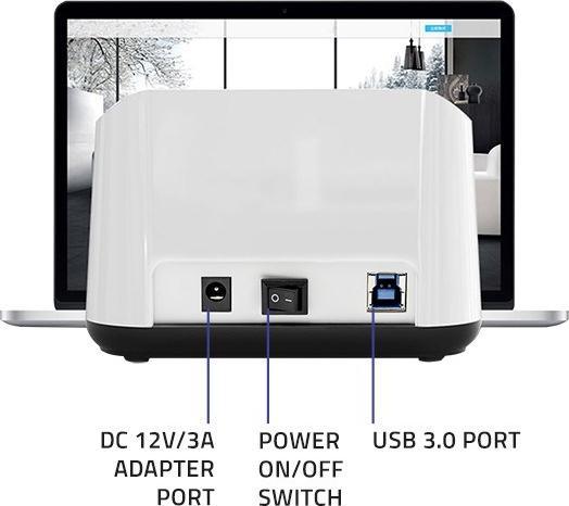 Image du produit Qoltec Stacja dokujaca do dysków HDD S