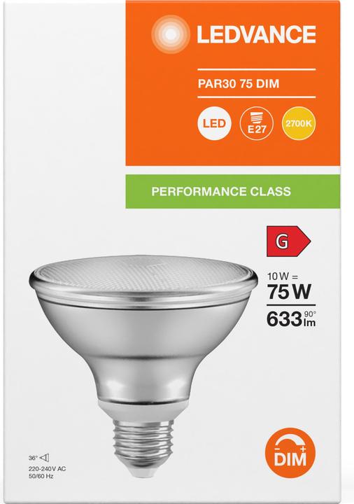 Immagine prodotto Ledvance Lampada a LED con riflettore (E27, 10 W, 633 lm, 6 x, G)
