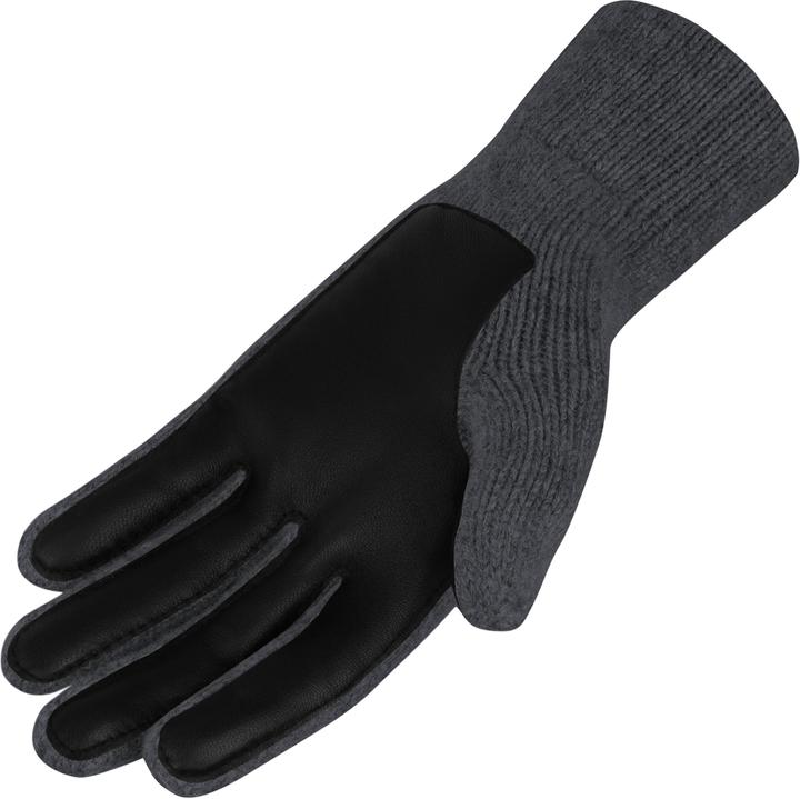 Produktbild Normani Herren Merino Strick-Fingerhandschuhe mit Schafleder "Leanyer" - 9635 (10)